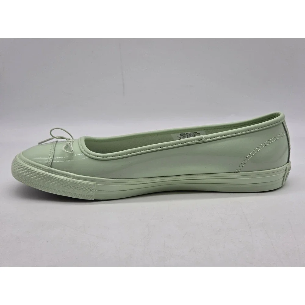 Converse CTAS Dainty Ballerina Shoes Women 8 Mint Patent Leather A14852C